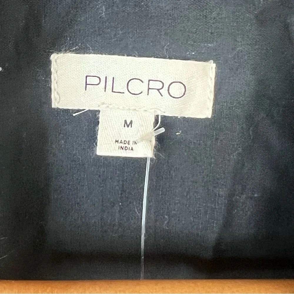 NWT Anthropologie Pilcro Black Long-Sleeve Belt-Waist Blouse - Picture 10 of 13